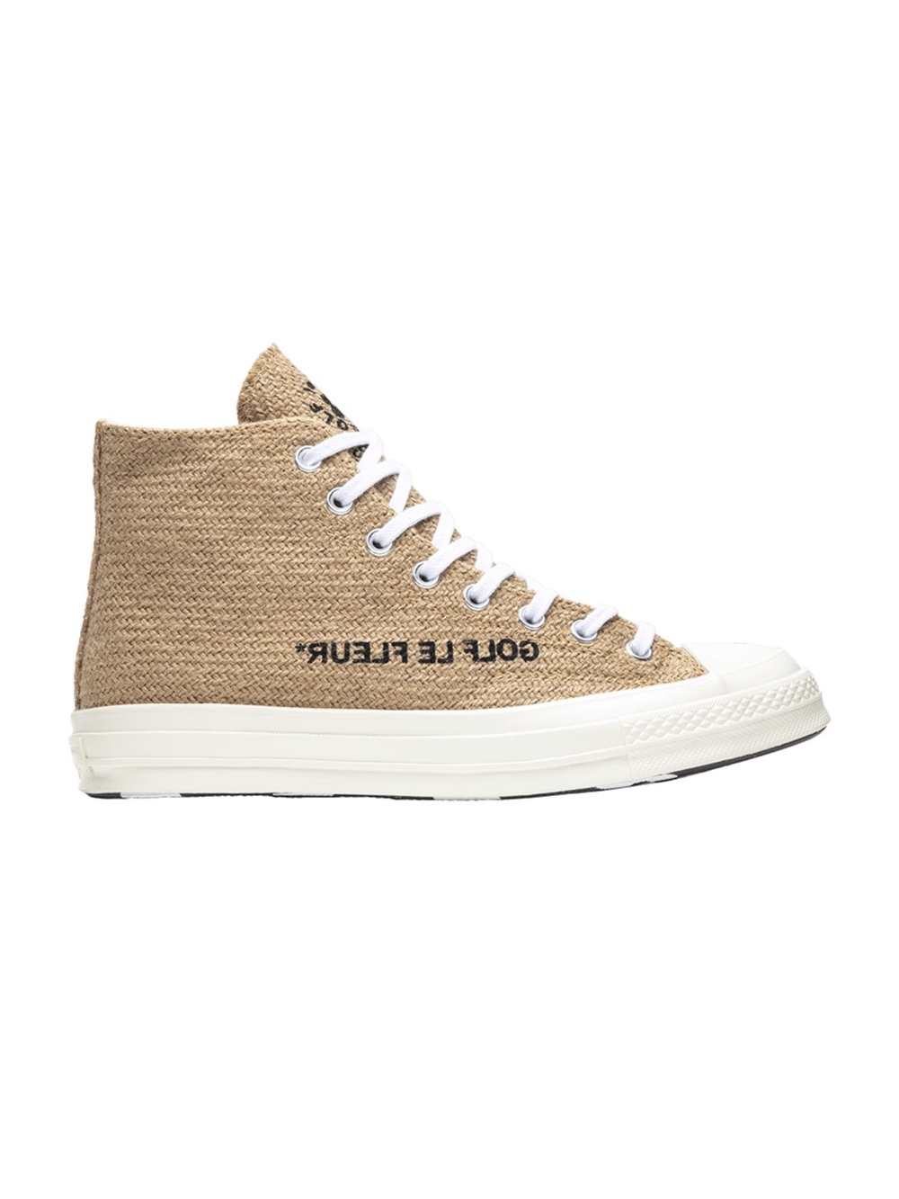 Converse x Golf Le Fleur Rare Burlap High Tops – Size 10 Women / 8 Men